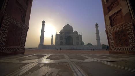 Approaching-the-Taj-Mahal-Through-an-Archway-