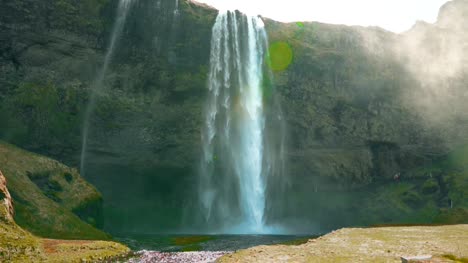 Slow-Motion-Icelandic-Waterfall