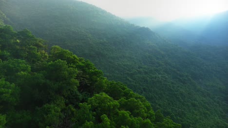 Light-Rays-Over-Green-Hillside