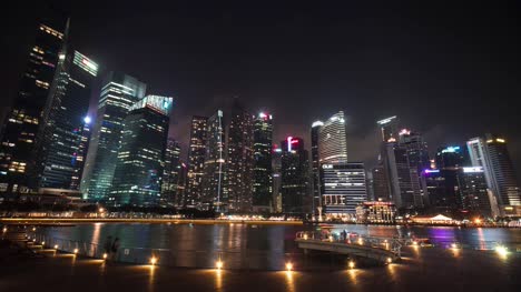 Singapore-Financial-District-at-Night